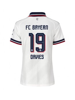 Ženski Nogometna dresi replika Bayern Munich Alphonso Davies #19 Gostujoči 2026-27 Kratek rokav Ženski Nogometna dresi replika Bayern Munich Alphonso Davies #19 Gostujoči 2026-27 Kratek rokav